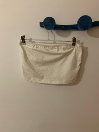 Top banda blanco
