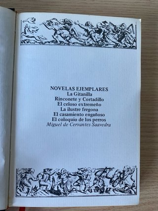 Novelas ejemplares de miguel de Cervantes