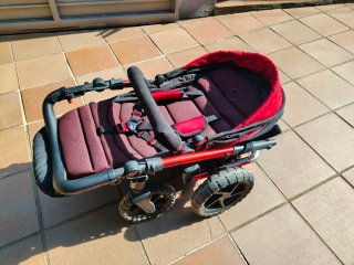 Carrito Bebé Jane Crosswalk Rojo/Negro