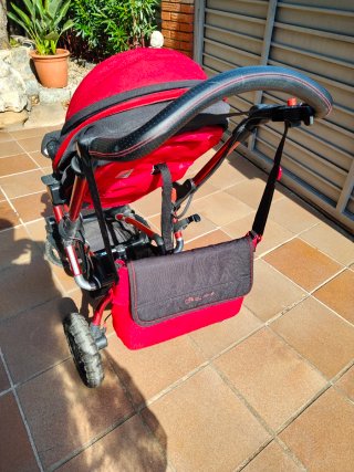 Carrito Bebé Jane Crosswalk Rojo/Negro