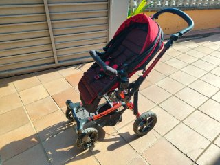 Carrito Bebé Jane Crosswalk Rojo/Negro
