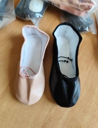 Zapatillas Ballet Rosa y Negro