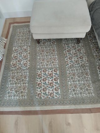 Alfombra Zara Home 160x230cm Beige Multicolor