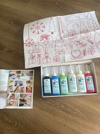 Kit Manualidades Pintura Ventana Navidad