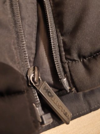 Parka Infantil Hollister Talla S Negra