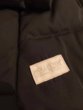 Parka Infantil Hollister Talla S Negra