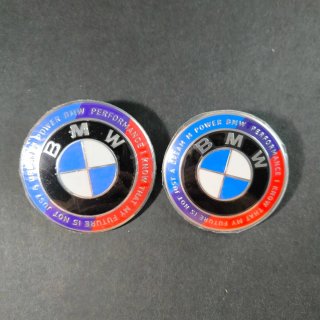 7 EMBLEMAS BMW 50 ANIVERSARIO M · TAPABUJES BMW