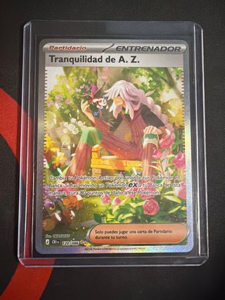 Carta Pokémon Tranquilidad de A. Z. Entrenador