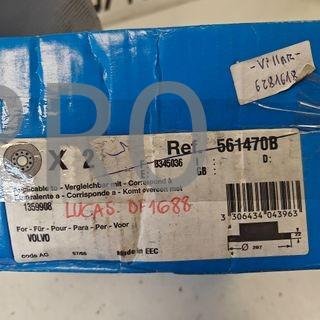 JUEGO DISCOS FRENO DELANTERO VOLVO NUEVO 561470B
