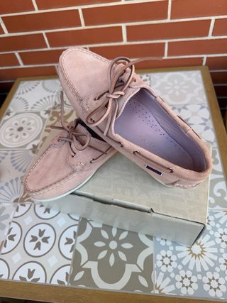 Náuticos Sebago rosa empolvado talla 40
