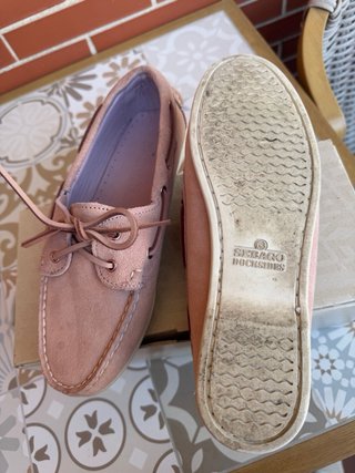 Náuticos Sebago rosa empolvado talla 40