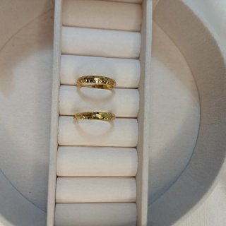 Pendientes Aro Pequeño Greca Chapado Oro 18k