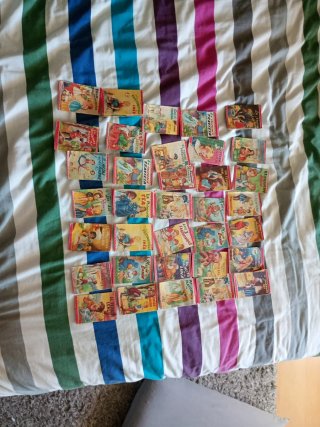 Lotes de mini cuentos de 1950-1960