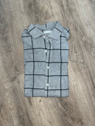 Camisa Pedro del Hierro a cuadros gris