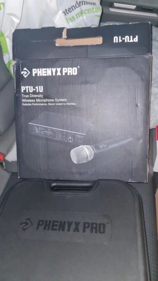 Phenyx Pro DJ Equipo de Sonido Negro