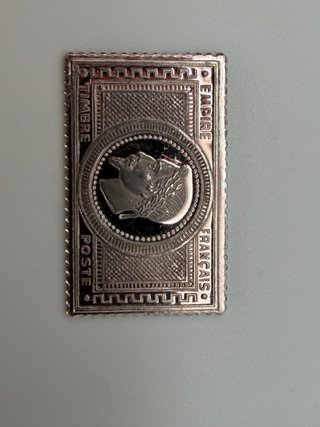 Sello Plata 999 Imperio Francés