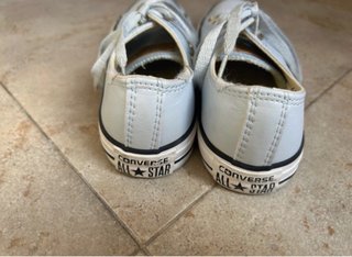 Converse basse blu e bianche