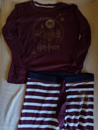 Lote Pijama Harry Potter Hogwarts Quidditch