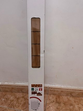 Estor enrollable de bambú