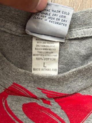 Camiseta Rip Curl Gris Gráfica Talla L