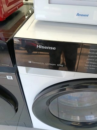 Lavadora Secadora Hisense 8/5kg 1400rpm Clase A