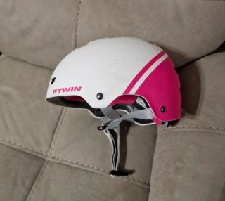Patines Oxelo Play 5, casco, protectores y bolsa