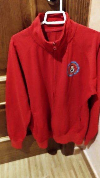 Sudadera Roja Colegio Cervantes Talla M
