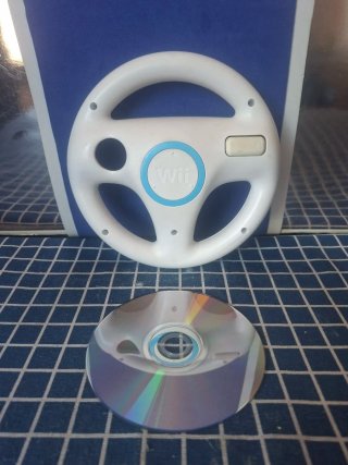 Wii VOLANTE + MARIO KART ORIGINAL