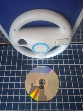 Wii VOLANTE + MARIO KART ORIGINAL