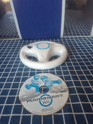 Wii VOLANTE + MARIO KART ORIGINAL