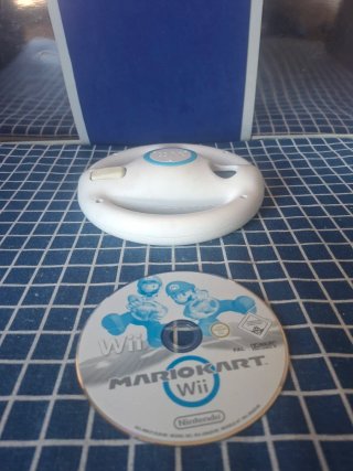 Wii VOLANTE + MARIO KART ORIGINAL