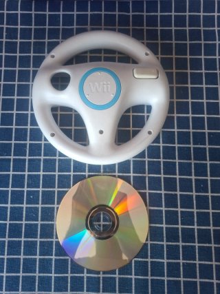 Wii VOLANTE + MARIO KART ORIGINAL