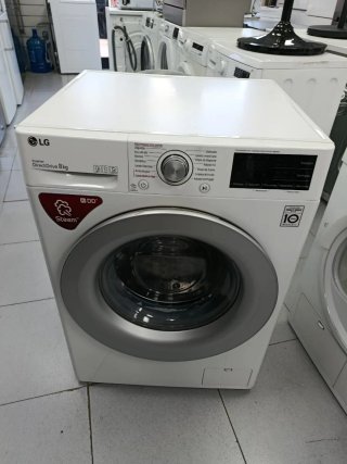 Lavadora LG Direct Drive 8kg Steam 1400rpm