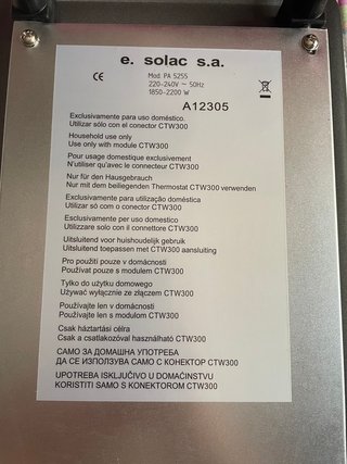 Plancha Solac Sanísima XL 2200W Teflon