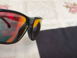 Gafas de sol Carrera polarizadas negras y rojas