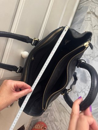Bolso de piel negro