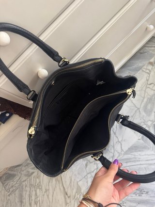 Bolso de piel negro