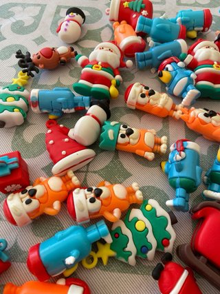 Figuras Bluey Navidad