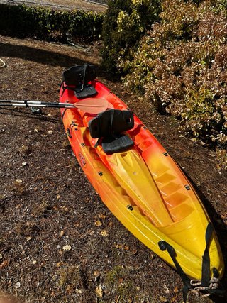 Kayak 3 personas RTM con asientos y remos