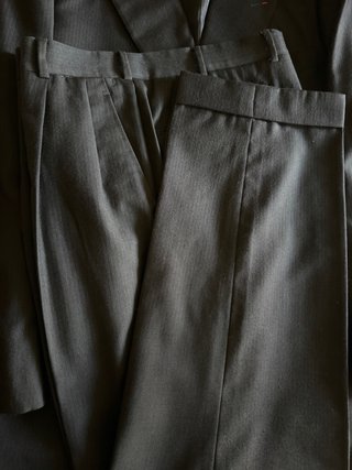 Traje Lanvin Doble Botonadura Azul Oscuro
