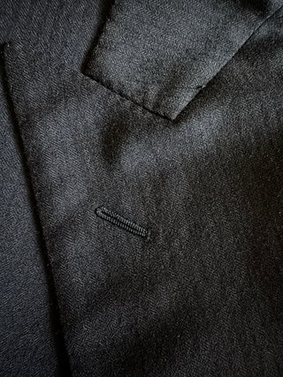Traje Lanvin Doble Botonadura Azul Oscuro