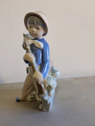 Pareja Figuras Rex Valencia Porcelana