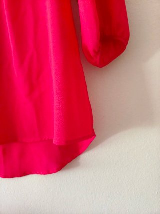 Blusa LEYCA rosa mangas 3/4