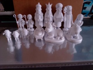 Belén 3D para colorear