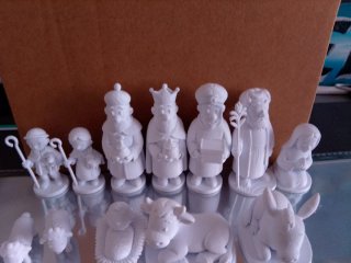 Belén 3D para colorear