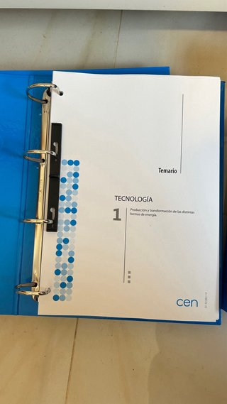 Temario Oposiciones Secundaria Tecnología, 2026