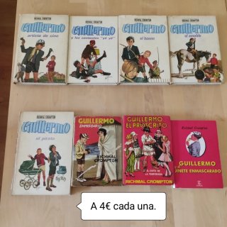 Novela Richmal Crompton, colección Guillermo Brown