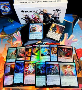 Lote cartas Magic Final Fantasy con especiales