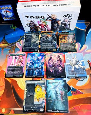 Lote cartas Magic Final Fantasy con especiales
