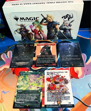 Lote cartas Magic Final Fantasy con especiales